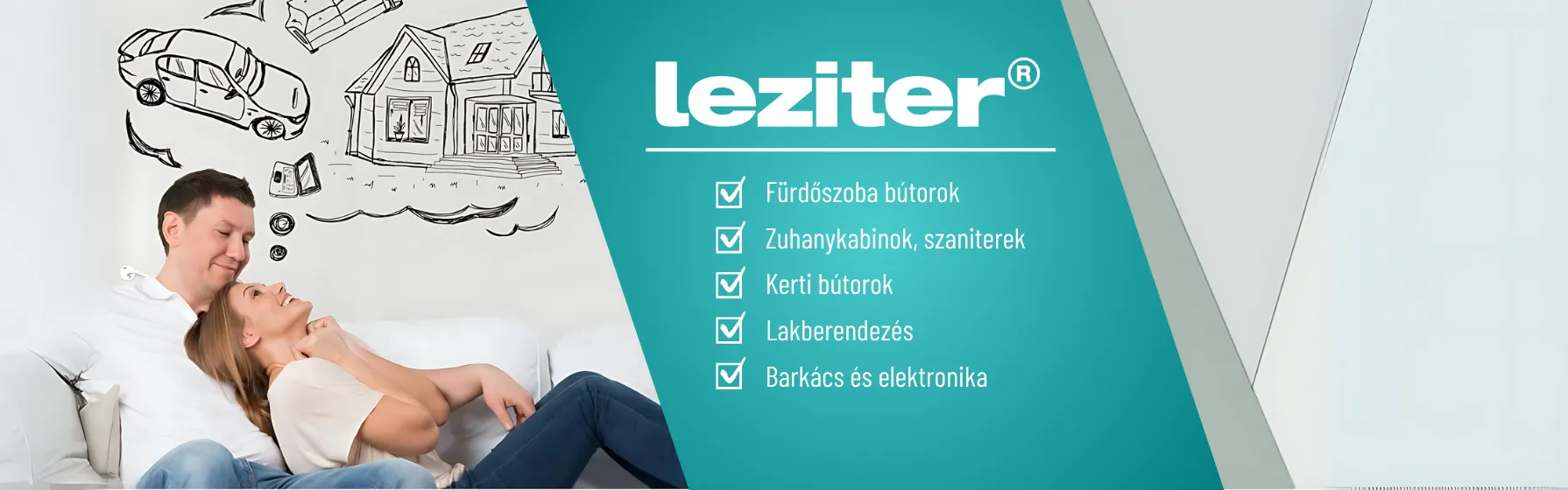 leziter.hu | Fürdőszoba | Kert | Bútor | Barkács | Lakberendezés webáruház
