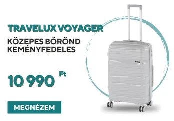 TraveLux Voyager közepes bőrönd keményfedeles 68x45x25 cm