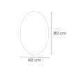 Ria 60 tükör led világítással