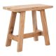 Barcelona sámli, teak fa, nature, 50x25x45 cm