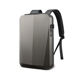 Axen merevített Usb-s laptop hátizsák szürke