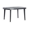Elise műanyag kerti asztal grafit