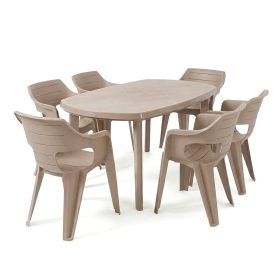 Lino 6+1 kerti bútor garnitúra szett cappuccino