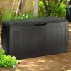 Hollywood műrattan kerti tároló 270L barna