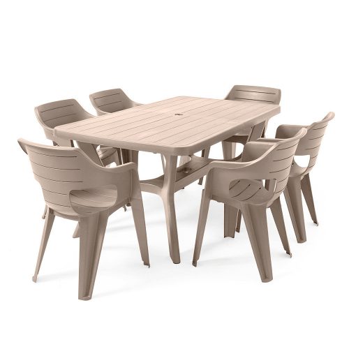 Natalie 6+1 kerti bútor garnitúra szett cappuccino