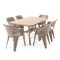 Natalie 6+1 kerti bútor garnitúra szett cappuccino