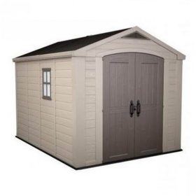 Factor 8x8 kerti ház, beige-taupe színben