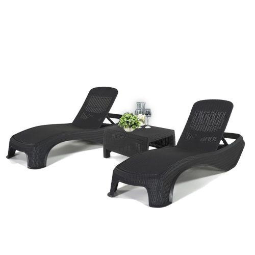 Atlantic duo kerti nyugágy set Corfu asztallal grafit