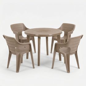 Bellara 4+1 kerti bútor garnitúra szett cappuccino