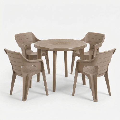 Bellara 4+1 kerti bútor garnitúra szett cappuccino