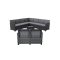 Claire V 9 személyes kerti bútor garnitúra vigo tárolós asztallal grafit