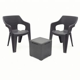 Savannah Balcony kerti bútor garnitúra szett grafit