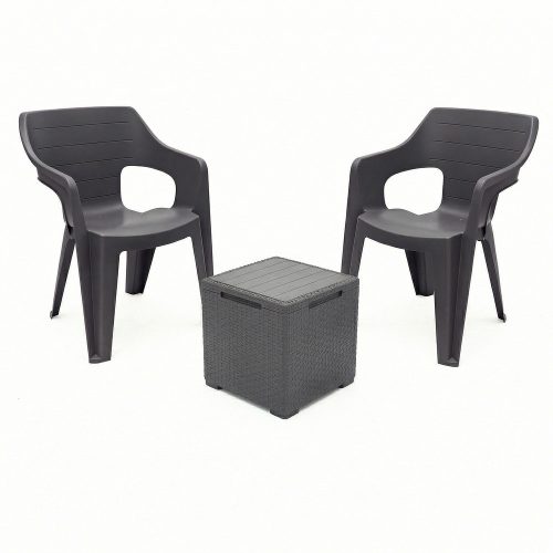 Savannah Balcony kerti bútor garnitúra szett grafit