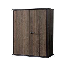 Signature műanyag kerti tároló 1400 L dió