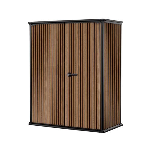 Signature műanyag kerti tároló 1400 L velencei barna