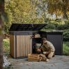 Signature műanyag kerti tároló 2020 L velencei barna