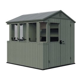 Potting shed kültéri műanyag ház zöld