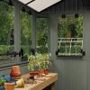 Potting shed kültéri műanyag ház zöld