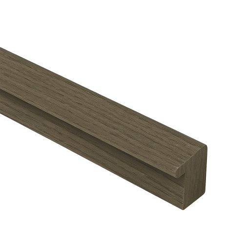 Végzáróléc olajos tölgy hatású 260x2,5x1,8 cm