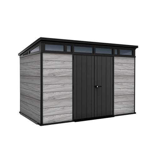 Signature pent 11x7 műanyag kerti ház viharszürke