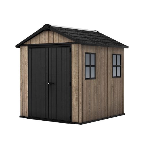 Apex 7,5x7/7x7,5 műanyag kerti ház kőrisfa