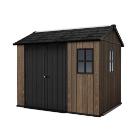 Apex 7,5x9/9x7,5 műanyag kerti ház dió