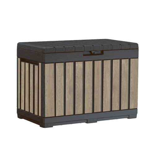 Decocoat kentwood műanyag kerti tároló 190l kőrisfa