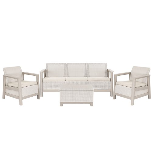 Scandi Love linea duo kerti bútor szett jute tárolós asztallal