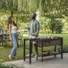 Hosting party állomás műanyag oldal irányba kihúzható, italhütő tárolóval dió