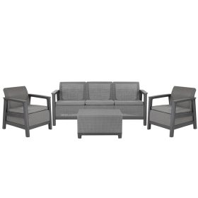   Scandi Love linea duo kerti bútor szett jute tárolós asztallal