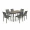 Porto Nova Prime 160 6+1 kerti bútor garnitúra szett dió-grafit