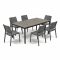 Porto Nova Prime 200 6+1 kerti bútor garnitúra szett dió-grafit