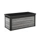 Decocoat műanyag kerti lád 570 l viharszürke