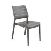 Porto műanyag kerti szék grafit