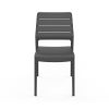 Porto műanyag kerti szék grafit