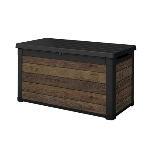 Decocoat műanyag kerti lád 380 l dió