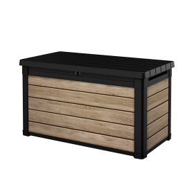 Decocoat műanyag kerti lád 380 l kőrisfa