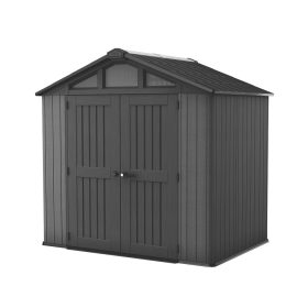 Stronghold 8x6 műanyag kerti ház szürke-fekete