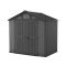 Stronghold 8x6 műanyag kerti ház szürke-fekete