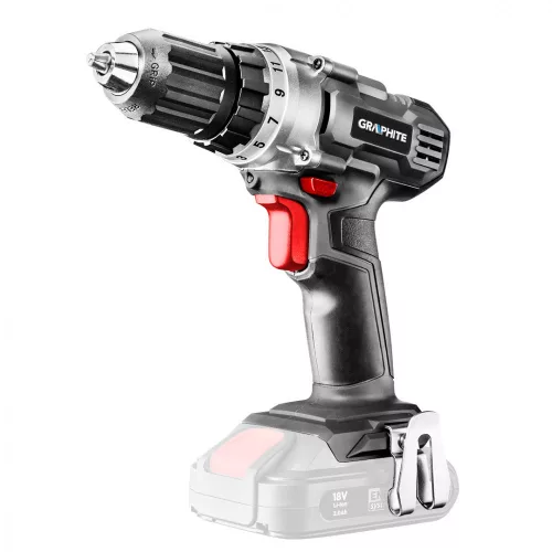 Akkus fúró Energy+ 18V 10mm gyorstokmány, akku nélkül, Graphite