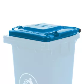 120L-es kék hulladéktároló fedél