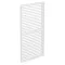 LUXE Lamellás oldalpanel R 123x218cm 4 m-ig fehér