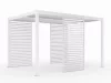 LUXE Lamellás oldalpanel R 123x218cm 4 m-ig fehér