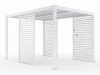 LUXE Lamellás oldalpanel R 123x218cm 4 m-ig fehér