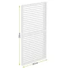 LUXE Lamellás oldalpanel R 123x218cm 4 m-ig fehér