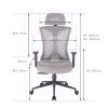 Ergomax ergonomikus irodai forgószék világos szürke
