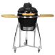 Kamado kerámia grill polcokkal és állvánnyal 32,5 cm
