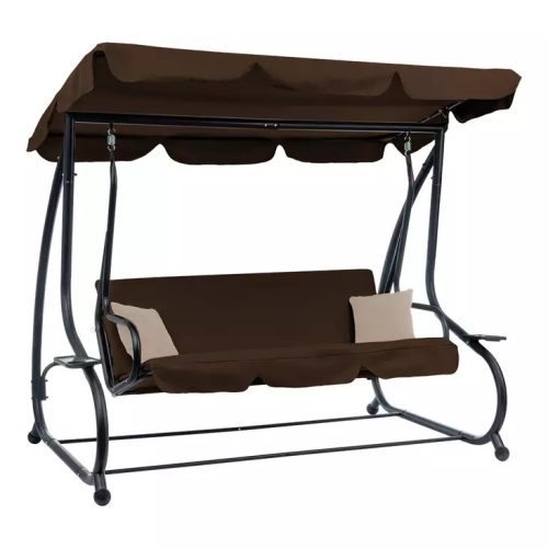 Pegi kerti hintaágy barna