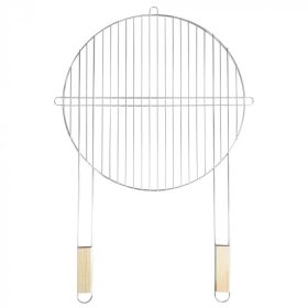 Kerek grillrács fa fogantyúval 51 cm