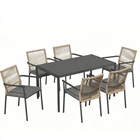 Vence 6 személyes kerti bútor garnitúra